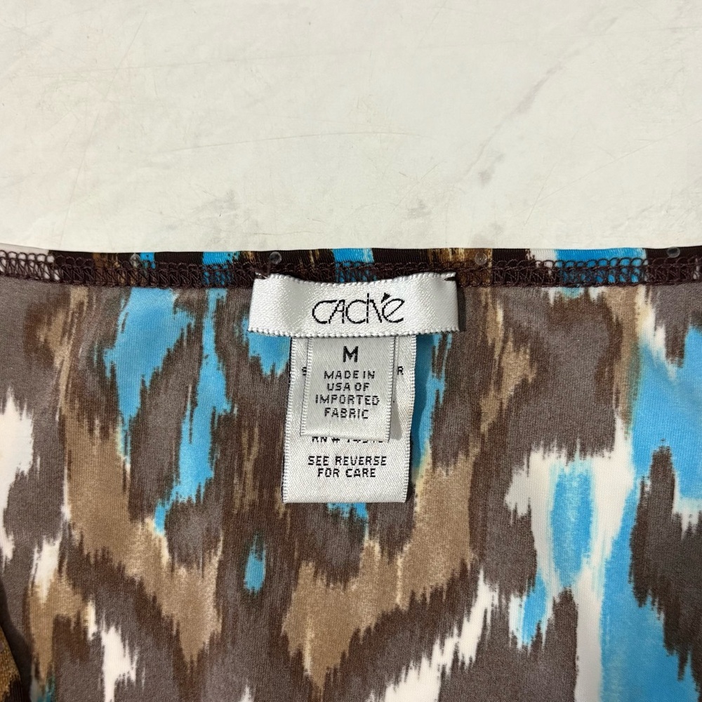Vintage Cache Y2K Size Medium Leopard Print Babydoll Tank Top Party Mobwife City - Picture 4 of 5